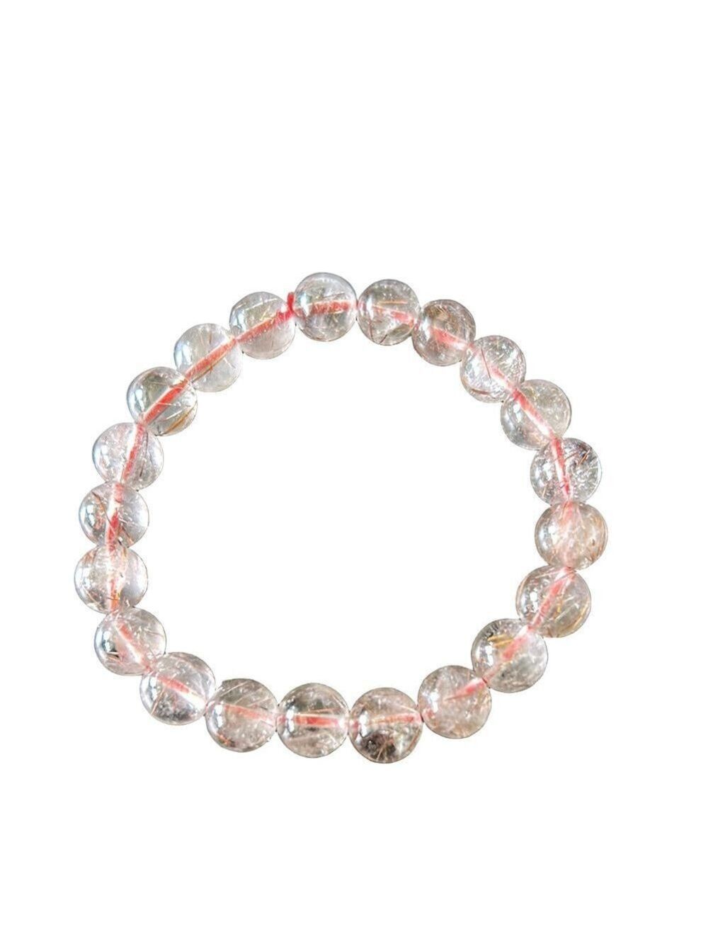 Red Rutilated Quartz Bracelet new opportunities, motivation and higher purpose